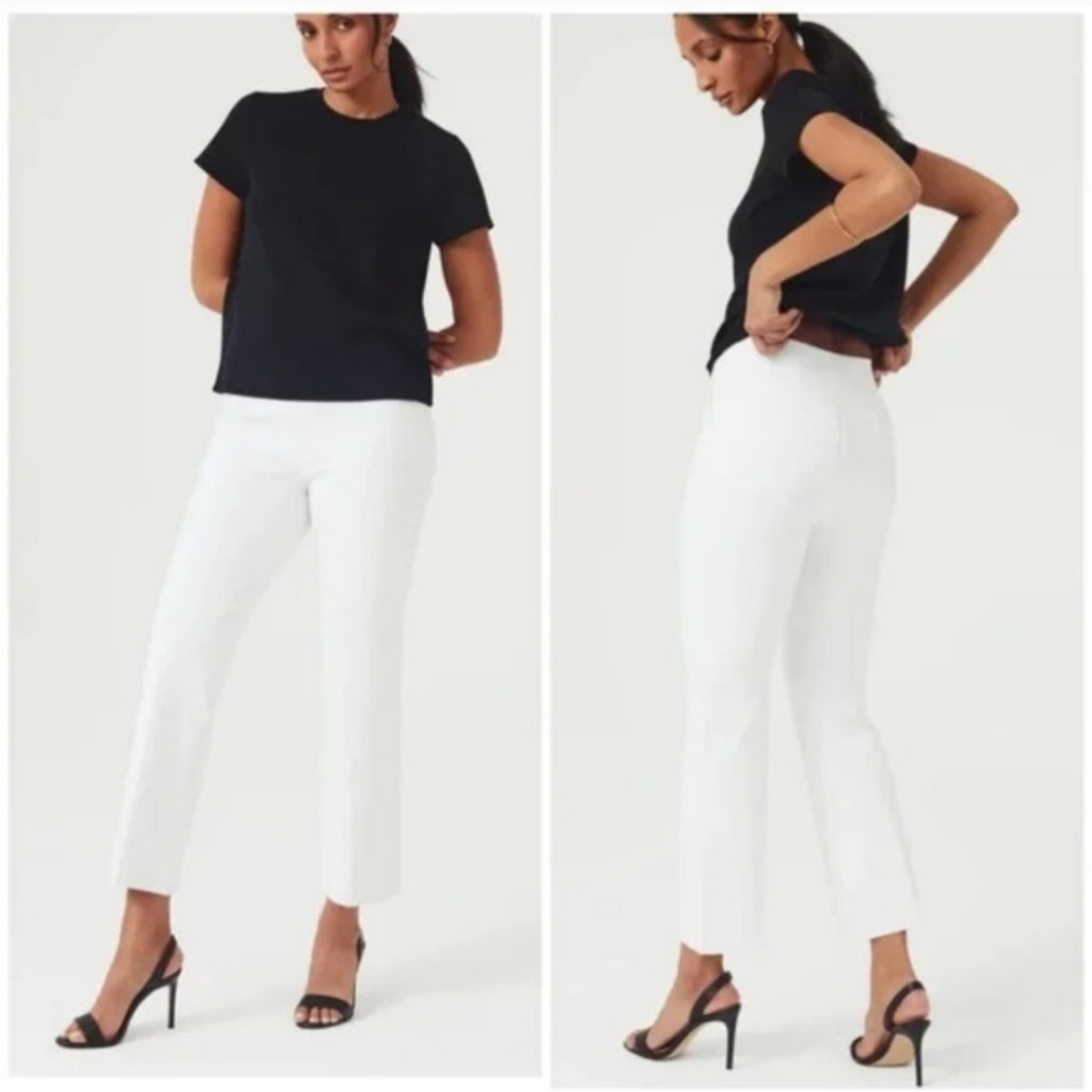 SPANX Women's Polished Kick Flare Pants Classic White Size M